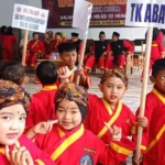 Murid TK ABA 1 Kota Blitar Ikuti Kejurda Tapak Suci dalam Peringatan Milad Ke-112 Muhammadiyah