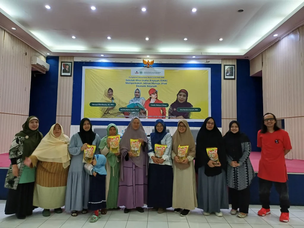 Sekolah Wirausaha Aisyiyah MEK PDA Kota Malang Menghadirkan Dadik Wahyu Chang sebagai Narasumber