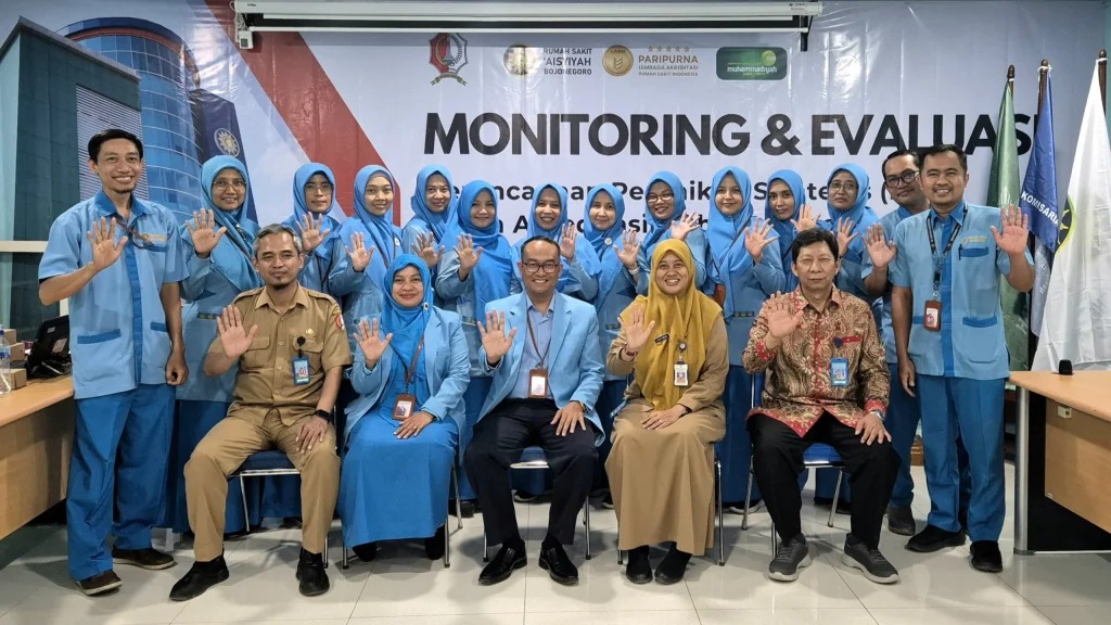 RSA Bojonegoro Jalani Monev PPS Pasca Akreditasi Bareng Dinas Kesehatan