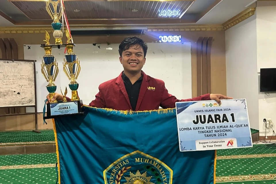 Belum Satu Semester, Mahasiswa Baru Komunikasi UMM Ini Raih Juara Karya Tulis Ilmiah Tingkat Nasional