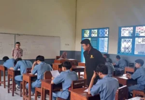 Majelis Dikdasmen dan PNF PDM Banyuwangi Adakan Kunjungan Pelaksanaan Asesmen Sumatif Semester Ganjil di SMK Muda Genteng