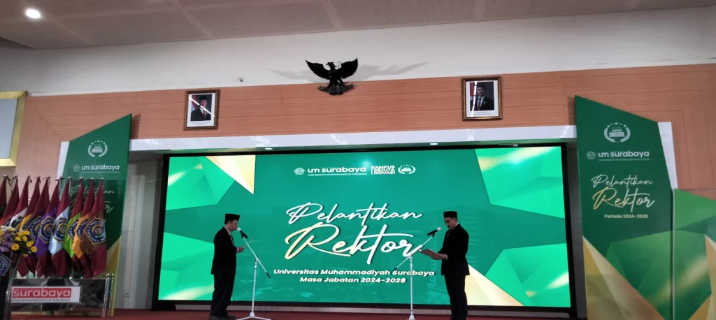 Alumni SMA Muh1ba Resmi Dilantik Sebagai Rektor UM Surabaya