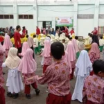 Semarakkan Milad Ke-89, SD Muhammadiyah Kota Blitar Gelar Senam Pagi Bersama Murid TK/RA Se-Blitar Raya