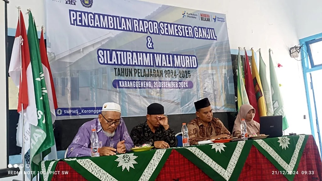 Silaturahmi Wali Murid SMPM 5 Karanggeneng Dicurahi Rahmat