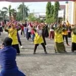 Senam Bugar Nasyiatul Aisyiyah Cabang Balongpanggang