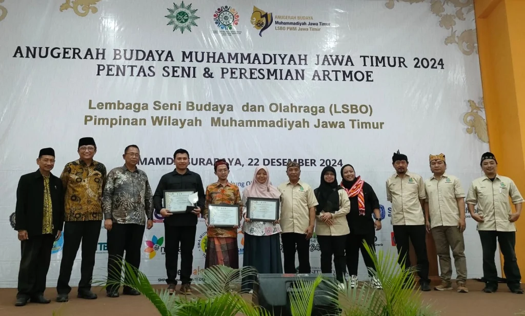 Prestasi membanggakan LSBO PDM Gresik Di Anugrah Budaya Muhammadiyah Jawa Timur 2024