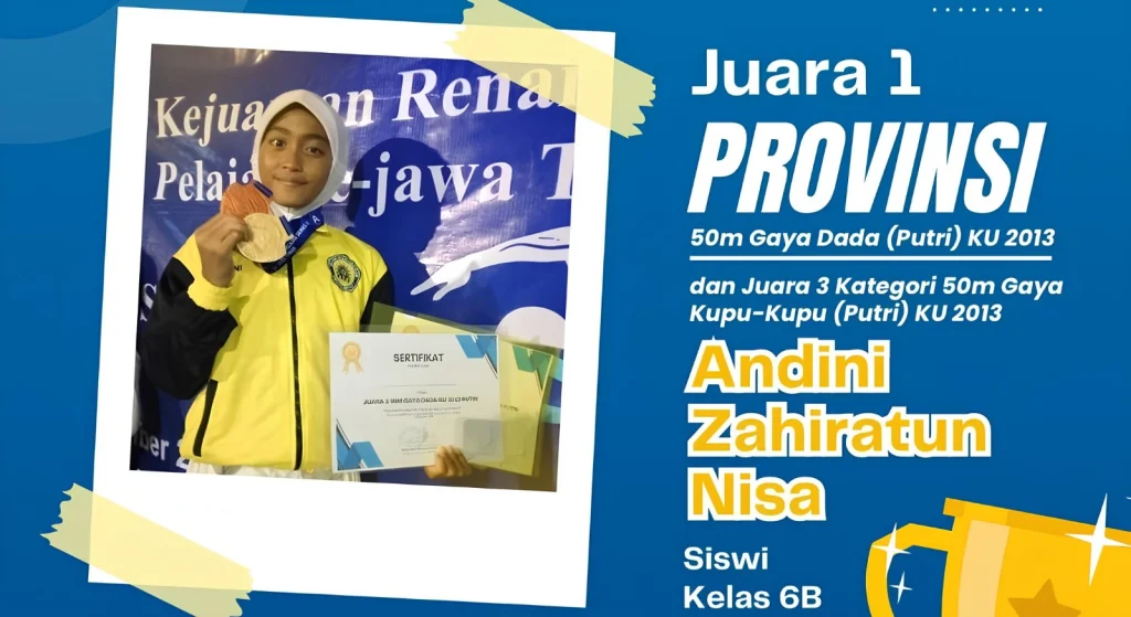 Siswi SD Muhammadiyah Plus Probolinggo Borong Prestasi di Kejuaraan Renang Jawa Timur