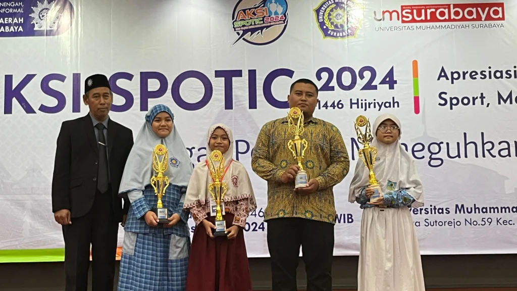 Dua Siswa Sekolah Inovatif Jagir Torehkan Prestasi di Egrang Aksi Spotic 2024