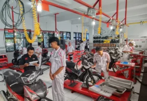 SMK Muda Genteng Adakan UKK TSM Berstandarkan Industri AHM