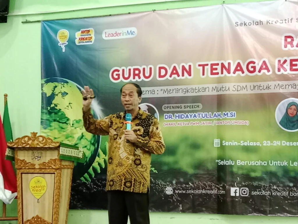 Rektor Umsida Dorong Transformasi SDM Profesional untuk Kemajuan Sekolah Muhammadiyah