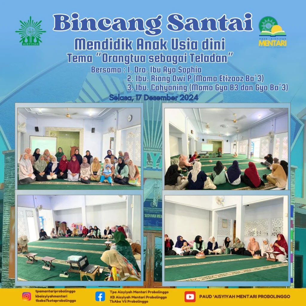 PAUD Aisyiyah Mentari Gelar Bincang Santai Bersama Wali Murid