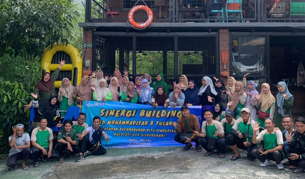 Tingkatkan Kekompakkan Antar Guru, SD Muhdelta Adakan Sinergi Building