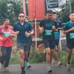 Hujan Dari Pagi Hingga Siang, Seluruh Peserta Tetap Mengikuti Fun Walk & Epic Run PDM Kota Blitar