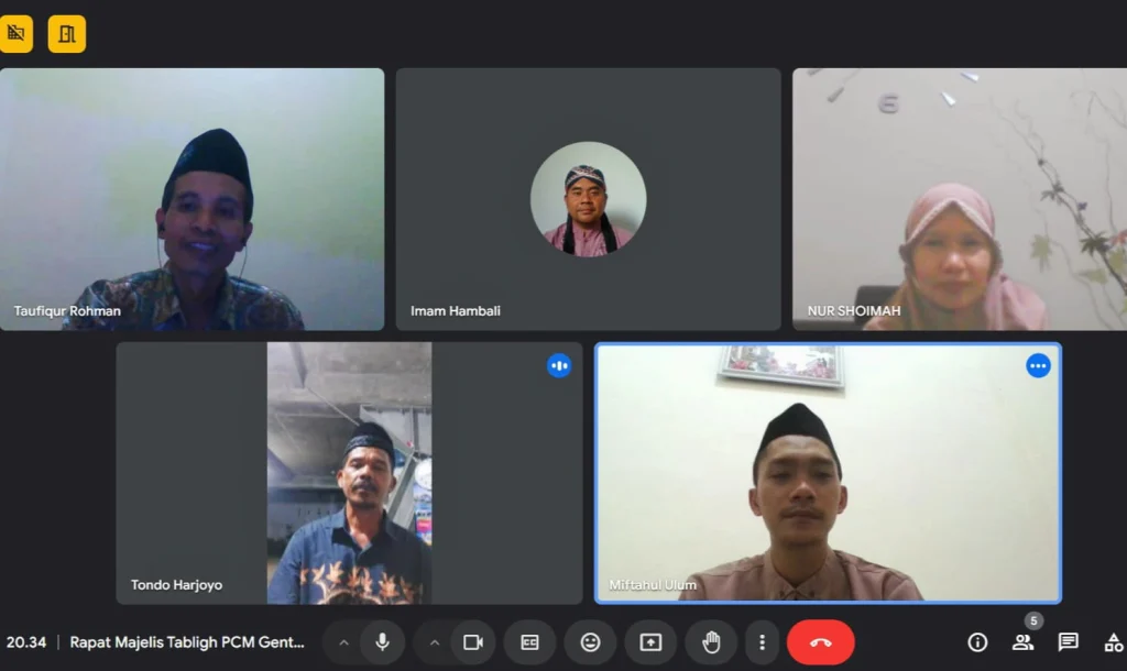 Majelis Tabligh PCM Genteng Adakan Rakor Persiapan Ramadhan 1446 H