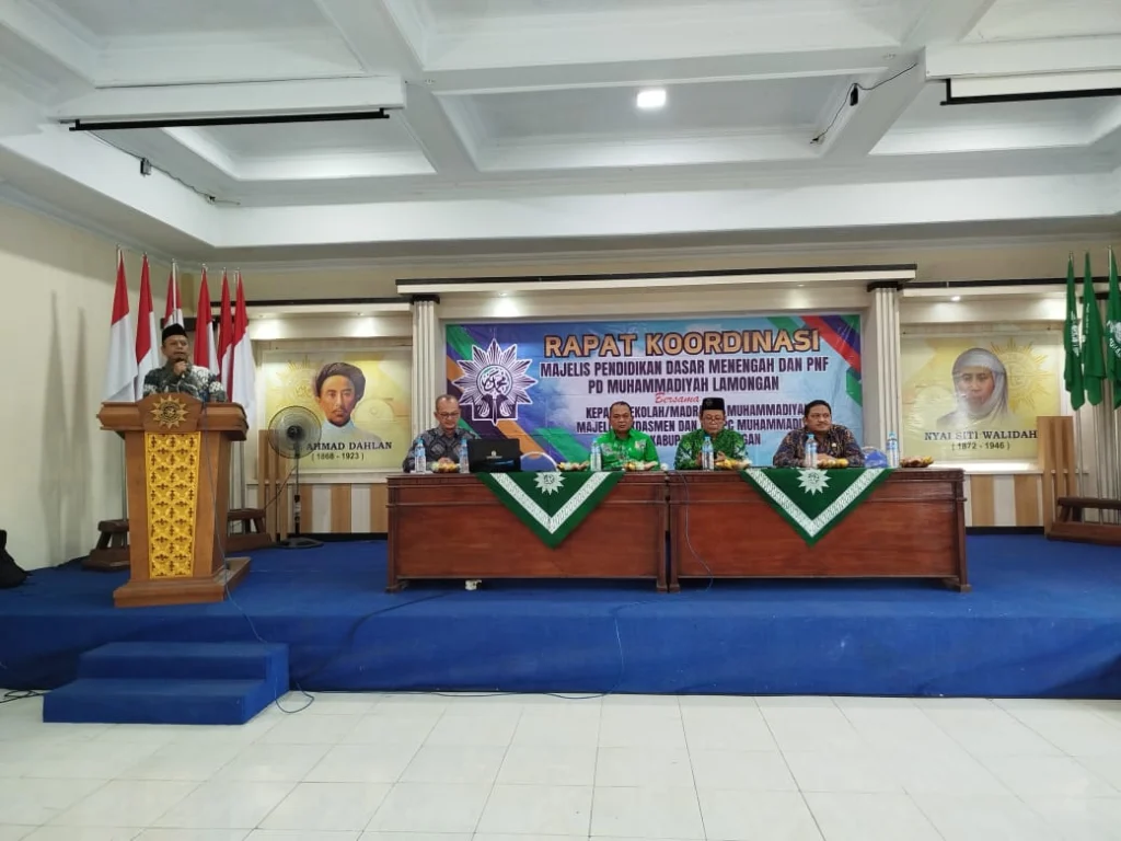 PLT Cabdindik Wilayah Lamongan Hadiri Rakor Majelis Dikdasmen dan PNF PDM Lamongan, Ini yang Disampaikan