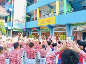 Semangat Senam Anak Indonesia Hebat di SDM Limas