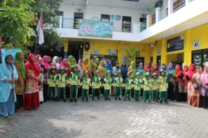Senam Pandu Tunas Athfal Sambut Rombongan PWA Sumsel di TK Aisyiyah 36 PPI