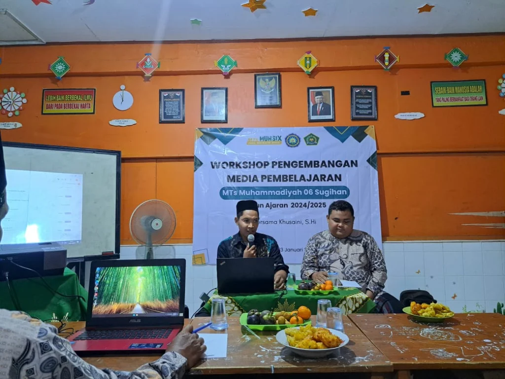 Gelar Workshop, MTs Muhsix Fokus pada Pengembangan Media Pembelajaran