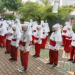 Murid SD Muhammadiyah Kota Blitar Mengikuti Apel Pagi Setiap Hari Senin