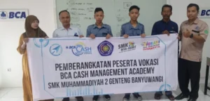SMK Muda Genteng Berangkatkan Siswa Magang ke Denpasar