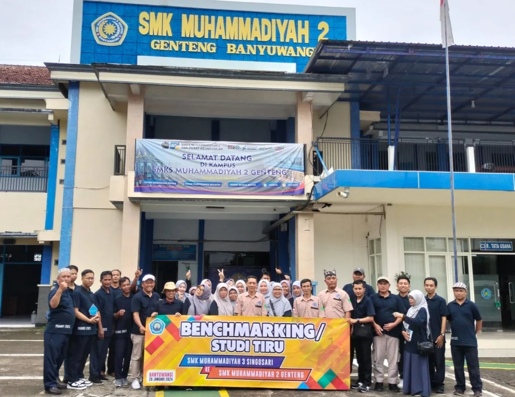 SMK Muda Genteng Jadi Tempat Benchmarking SMK Muhammadiyah 3 Singosari Malang