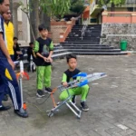Water Roket Meluncur di SD Muri, Siswa Antusias Ikuti Kompetisi