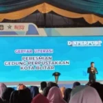 Kepala SD Muhammadiyah Kota Blitar Hadiri Peresmian Gedung Baru Perpustakaan Daerah