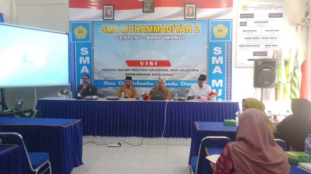 SMAS Muha Genteng Menjadi Tuan Rumah Bimtek Penyusunan Kisi-Kisi PSAJ Cabdindik