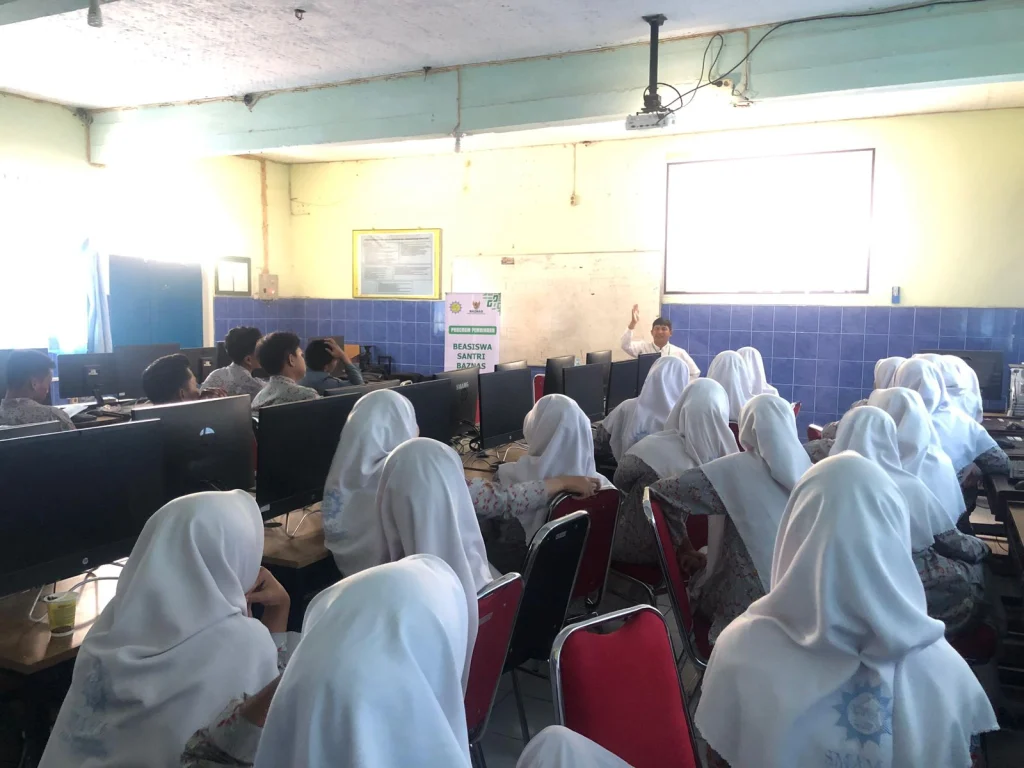 Santri Smamusix Karangasem Penerima Beasiswa BAZNAS Lakukan Konsultasi Persiapan Masuk SNBP