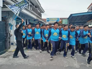 Kemeriahan Siswa SMK Muda Genteng Ikuti Lari 5K