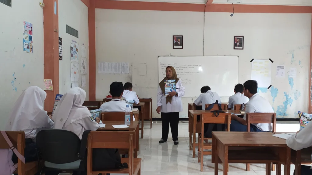 SMK PGRI 1 Kota Blitar Gencar Sosialisasi PPDB di SMP Muhammadiyah 1 Blitar