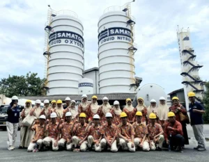 M-ICO Class Smamita Adakan Kegiatan Factory Visitation ke PT Samator Gas Industri