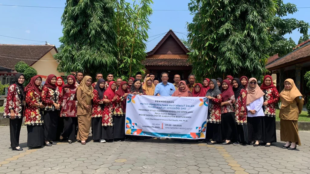 Ke Banyuwangi, Magister Sosiologi UMM Ajari Guru Pemberdayaan Sosial