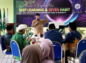 Majelis Dikdasmen dan PNF PCM Mulyorejo Mengadakan Sosialisasi Deep Learning dan Seven Habits
