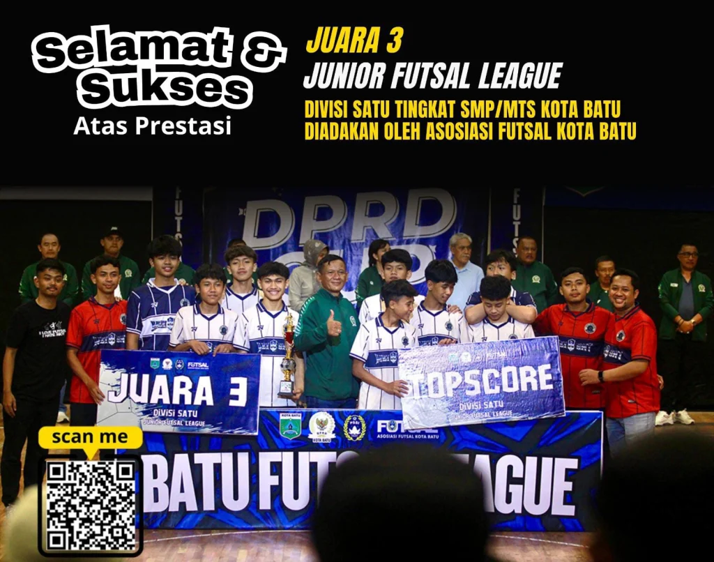 SMP Muhammadiyah 8 Batu Raih Prestasi di Junior Futsal League 2025