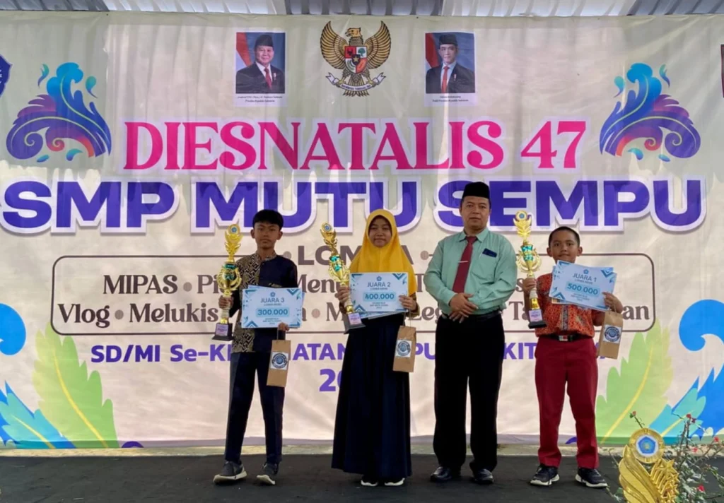 Inilah Daftar Juara Lomba di Acara Dies Natalis Ke-47 SMP Mutu Sempu