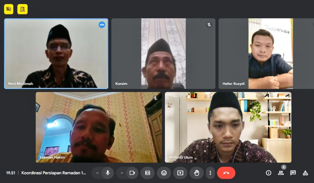 BKM Majelis Tabligh PCM Genteng Adakan Rakor Bersama Takmir Masjid Muhammadiyah se-Cabang Genteng