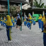 Menyehatkan dan Menyegarkan, MI Muhammadiyah 09 Kranji Paciran Senam Bersama