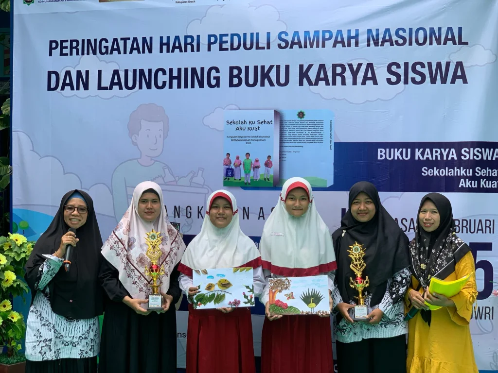 SD Muwri Gresik Gelar PHSN dengan Lomba Kolase dan Menulis, Ini Pemenangnya
