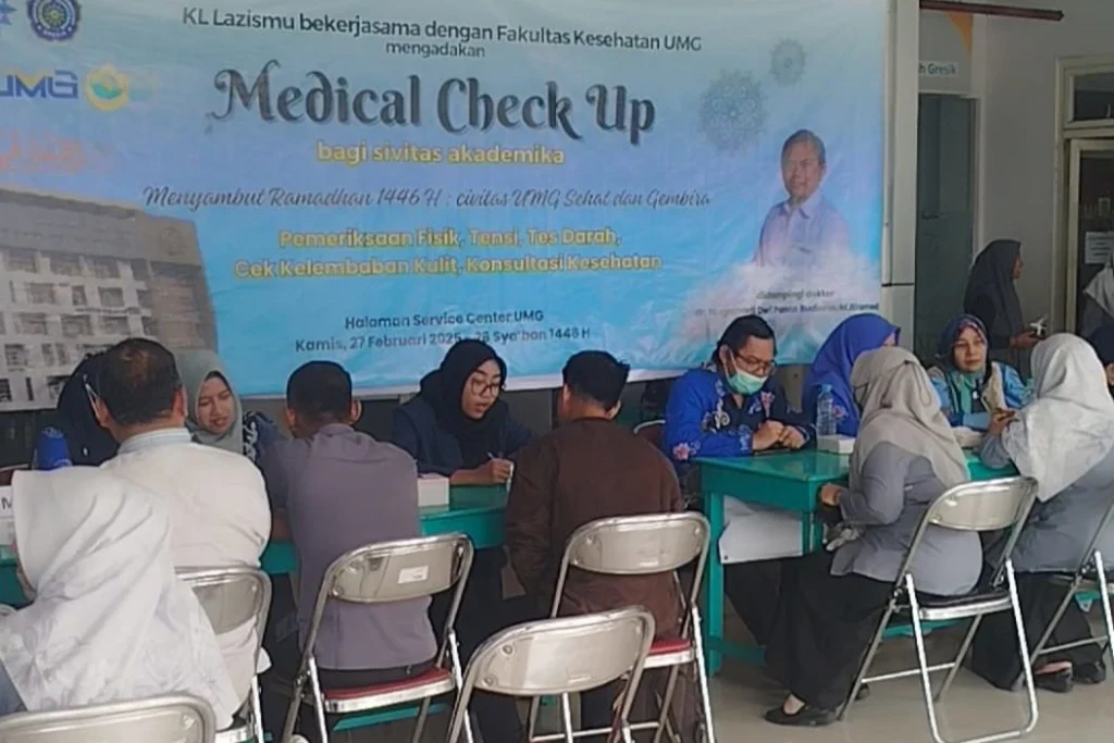 Kantor Lazismu UMG Giat Sehat Sambut Ramadan
