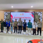 Polres Blora dan Mahasiswa STKIP Muhammadiyah Gelar Bakti Sosial Sambut Ramadan