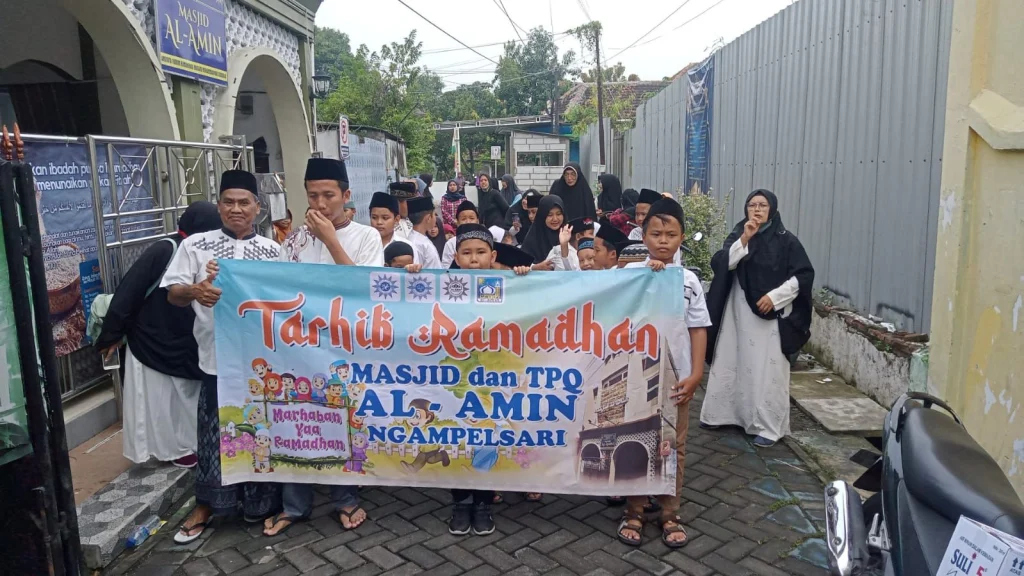 Meriah! Tarhib Ramadan Masjid Al Amin Sidoarjo Sambut Bulan Suci dengan Pawai dan Syiar