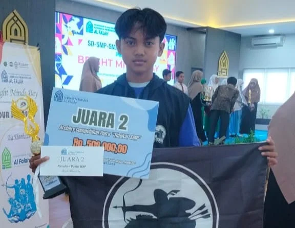 Fakhri, Pemanah Muda Spemia, Raih Juara 2 di Bright Mind Day Al Falah Surabaya