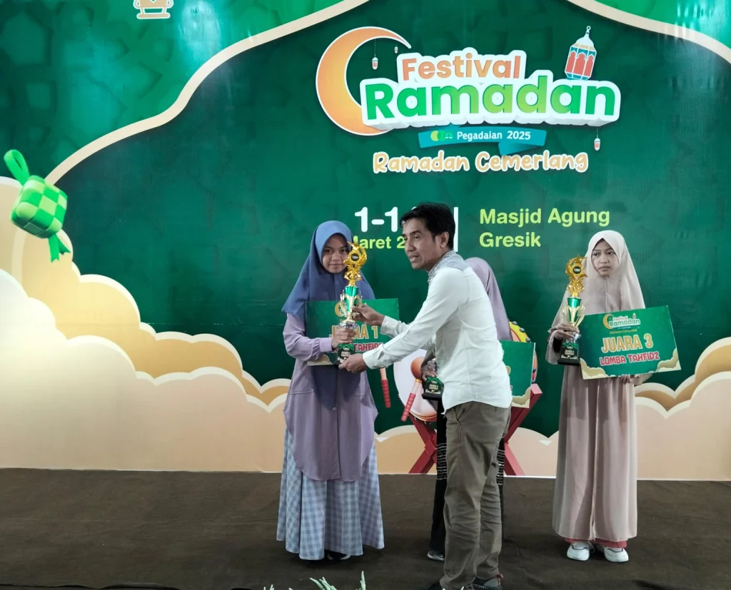 Siswi Spemutu Gresik Ini Raih Juara 1 Lomba Tahfidz di Festival Ramadan Pegadaian 2025