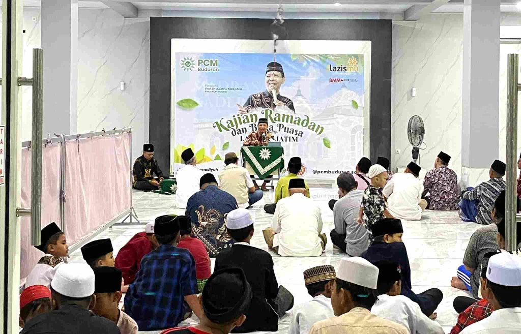 Sinergi PCM Buduran dan Lazismu Jatim, 200 Jamaah Hadiri Kajian Ramadan