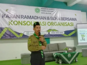 Pembaruan Materi HW oleh Ramanda Gunawan dalam Konsolidasi Organisasi Kwarda HW Kota Blitar