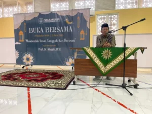 Smamsatu Gresik Adakan Kajian Ramadan Menjelang Berbuka: Momentum Menjadi Insan yang Tangguh dan Beriman