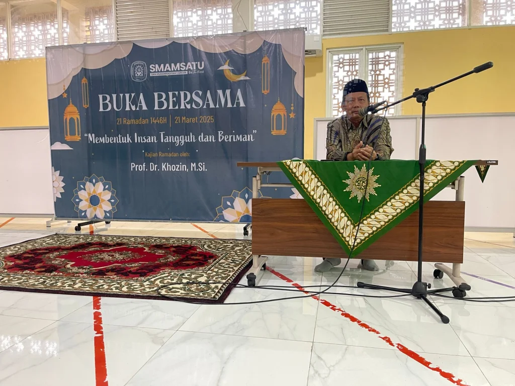 Smamsatu Gresik Adakan Kajian Ramadan Menjelang Berbuka: Momentum Menjadi Insan yang Tangguh dan Beriman