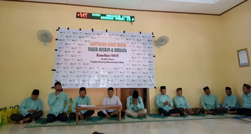 Semangat Berbagi, PRM Desa Wado Kedungtuban Santuni 90 Anak Yatim dan Dhuafa