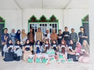 Lazismu OKU Timur: Penyaluran Paket Sembako Ramadan dan Yatim Piatu Tersenyum